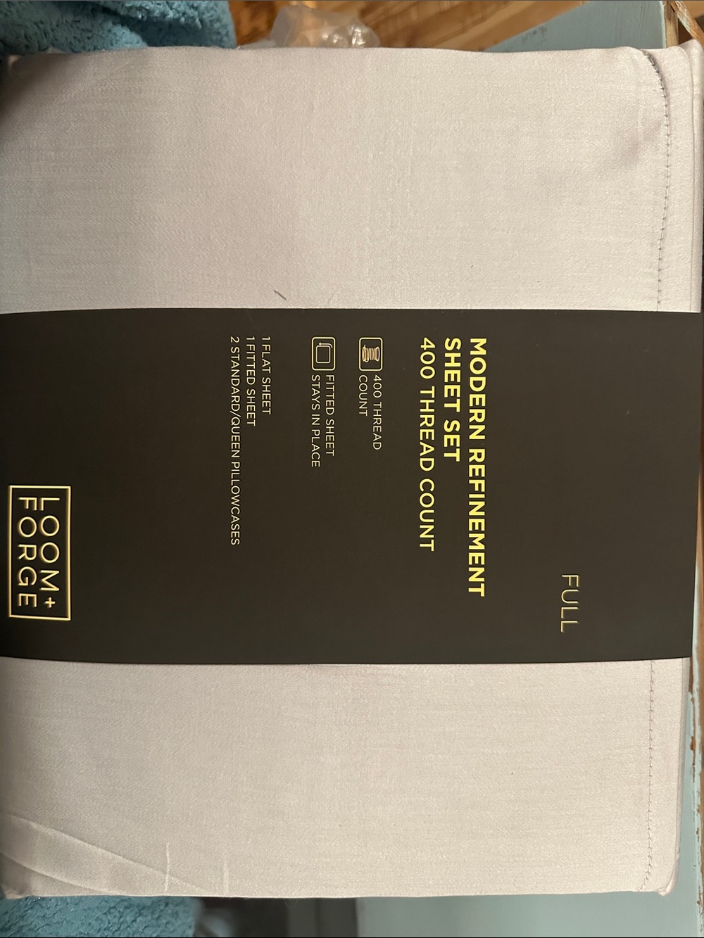 Modern Refinement 400 TC Full Sheet Set in Light Gray